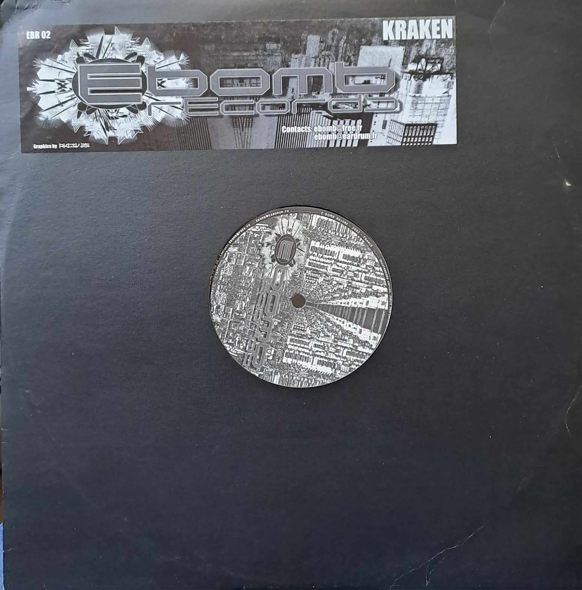 Ebomb Records 002 - vinyle hardcore